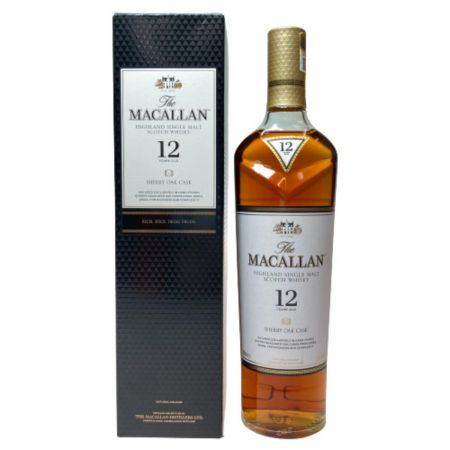  The MACALLAN ザ マッカラン シェリー オーク 12年 シングルモルト スコッチ ウイスキー 40％ 700ml 未開栓