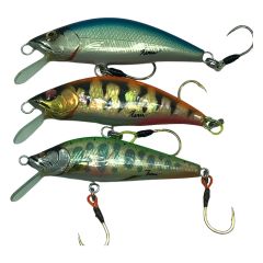 Teru Lures テルルアー ハンドメイドミノー 3個まとめ （2） Bランク