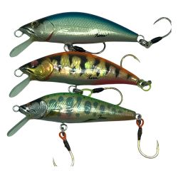ΣΣ Teru Lures テルルアー ハンドメイドミノー 3個まとめ （2） Bランク