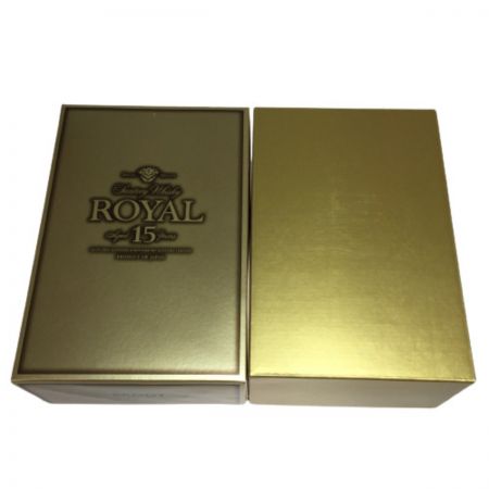 【北海道内限定発送】 ROYAL サントリーローヤル ウイスキー ローヤル15年 ゴールドラベル 750ml 43度 箱付 未開栓 未開栓