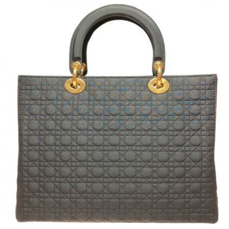  Christian Dior クリスチャンディオール ハンドバッグ ブラック×ゴールド(金具) x ゴールド金具 x レッド べたつきあり