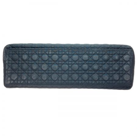  Christian Dior クリスチャンディオール ハンドバッグ ブラック×ゴールド(金具) x ゴールド金具 x レッド べたつきあり