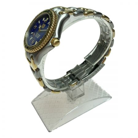  TAG HEUER タグホイヤー クロノメーター 自動巻き 腕時計 WG5221-P0 ネイビー x ゴールド x シルバー