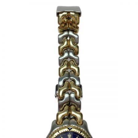  TAG HEUER タグホイヤー クロノメーター 自動巻き 腕時計 WG5221-P0 ネイビー x ゴールド x シルバー