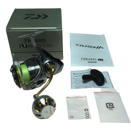  DAIWA ダイワ 18 FREAMS フリームス LT4000D-CX スピニングリール GOMEXUS ハンドルノブ付