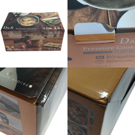 D&S デザインアンドスタイル 圧力鍋 3.0L  DSPC6010