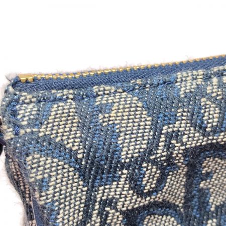  Christian Dior クリスチャンディオール トロッター ハンドバッグ MC0071 ネイビー サドルバッグ