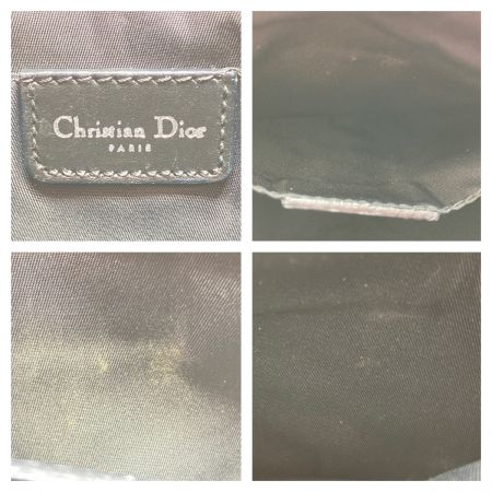  Christian Dior クリスチャンディオール トロッター ハンドバッグ PZ0092 ブラック アクセサリーポーチ