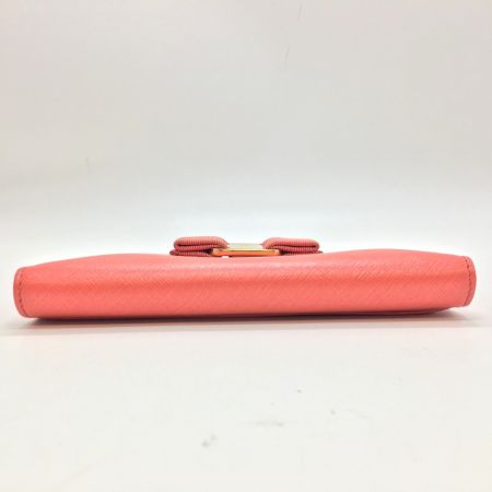  Salvatore Ferragamo サルヴァトーレフェラガモ ヴァラリボン  長財布  22B559 ピンク
