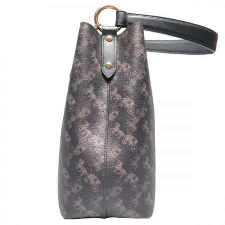  COACH コーチ タウンバケット ホース＆キャリッジ A2081-236 ブラック ハンドバッグ ショルダーバッグ 2WAY