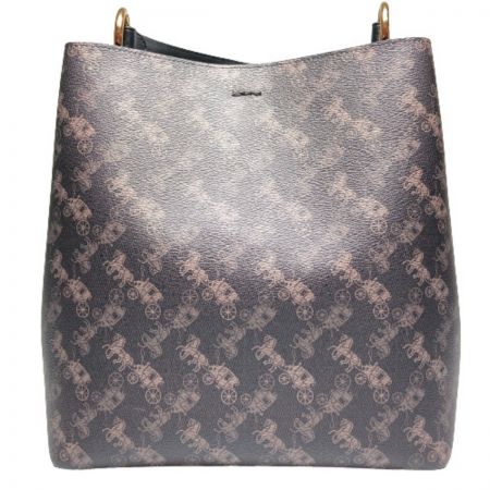  COACH コーチ タウンバケット ホース＆キャリッジ A2081-236 ブラック ハンドバッグ ショルダーバッグ 2WAY