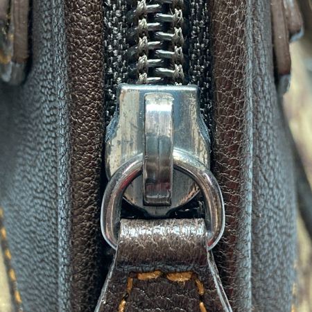  Christian Dior クリスチャンディオール トロッター ハンドバッグ 07-BO-0036 ブラウン ヴィンテージ CDロゴ