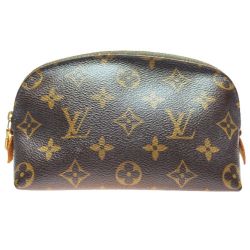 ◎◎ LOUIS VUITTON ルイヴィトン モノグラム ポシェット・コスメティック M47515 ブラウン ポーチ 剥がれあり Bランク