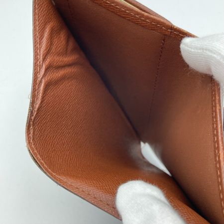 LOUIS VUITTON ルイヴィトン モノグラム ポルトモネ・ビエ ヴィエノワ がま口財布 M61663 ブラウン ダメージ多