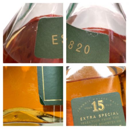  Johnnie Walker ジョニーウォーカー ピュアモルト スコッチウイスキー 15年 43度 1,000ml 未開栓