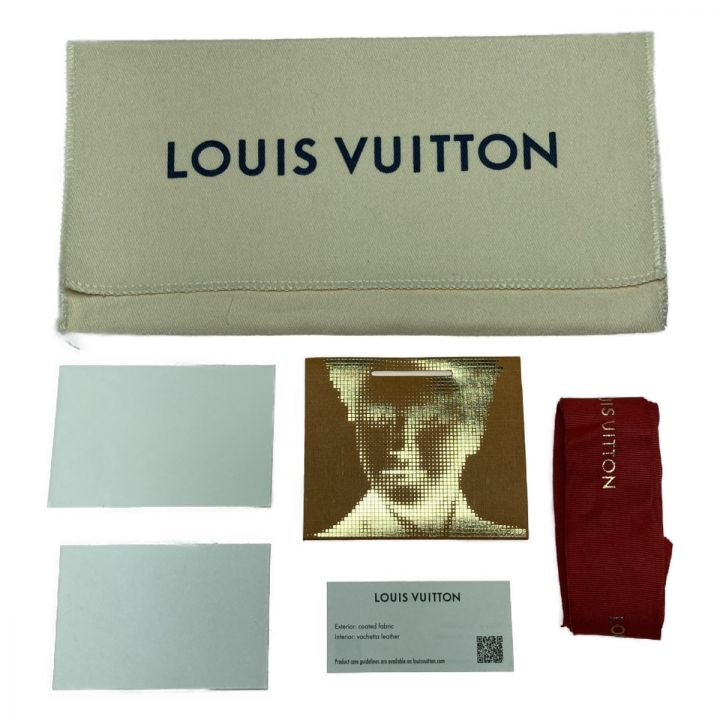 LOUIS VUITTON ルイヴィトン モノグラム・エクリプス ジッピーウォレット・ヴェルティカル M62295 ブラック 長財布 イニシャル入り  箱付｜中古｜なんでもリサイクルビッグバン