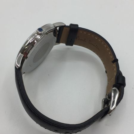  Paul Smith ポールスミス  腕時計 1005 クォーツ 革ベルト メンズ 文字盤シルバー 1005 中古品