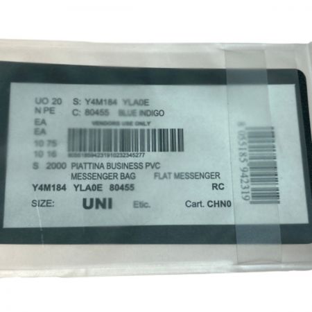  EMPORIO ARMANI エンポリオアルマーニ メッセンジャーバッグ Y4M184 YLA0E 81072 ネイビー ブルーインディゴ
