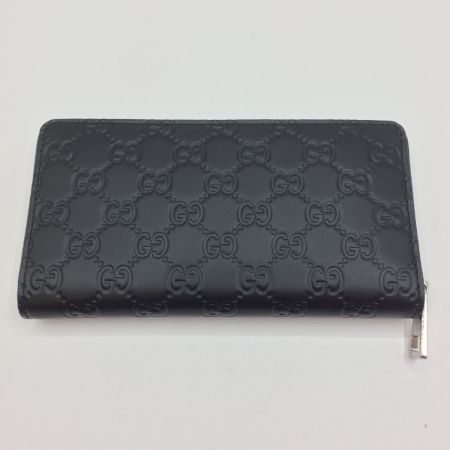  GUCCI グッチ ラウンドファスナー財布　ブラック　 473928-525040 ブラック 箱付き
