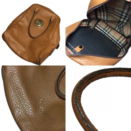  BURBERRY バーバリー キャディバッグ 8型 3.6kg 3分割 ブラウン レザー ノバチェック