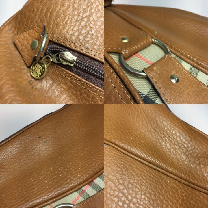 BURBERRY バーバリー キャディバッグ 8型 3.6kg 3分割 ブラウン レザー ノバチェック｜中古｜なんでもリサイクルビッグバン