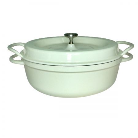  VERMICULAR オーブンポット ラウンド SUKIYAKI ナチュラルベージュ 両手鍋  26cm