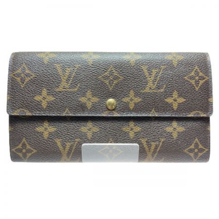  LOUIS VUITTON ルイヴィトン モノグラム ポシェット・ポルト モネ クレディ M61725 長財布