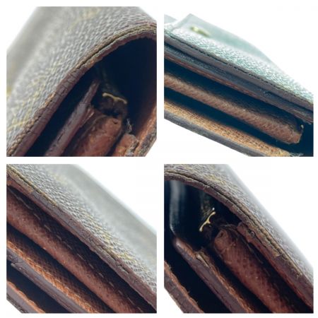  LOUIS VUITTON ルイヴィトン モノグラム ポシェット・ポルト モネ クレディ M61725 長財布