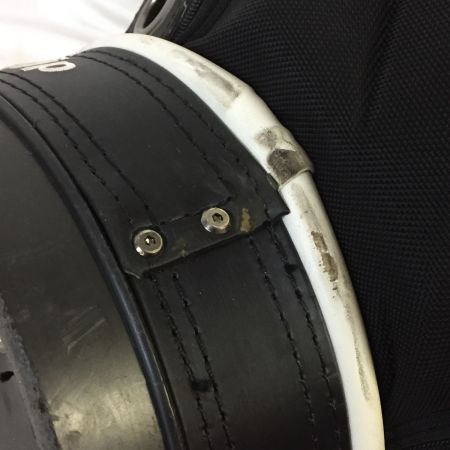  Titleist タイトリスト キャディバッグ 9型 6分割 黒x白x赤