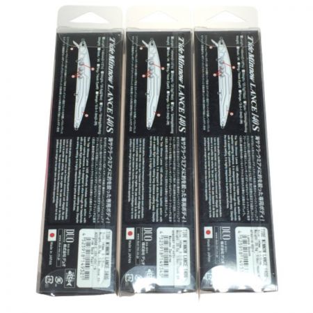  DUO デュオ タイドミノーランス 140S 北海道限定 3個セット 25.5g 140mm
