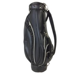 ◎◎ adidas アディダス キャディバッグ 8.5型 3kg  JM141 ブラック ブラック Cランク