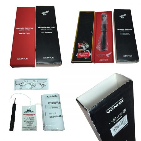  CASIO カシオ EDIFICE エディフィス 電波ソーラー EQW-A2000HR メンズ 腕時計 箱付 ホンダレーシングコラボ