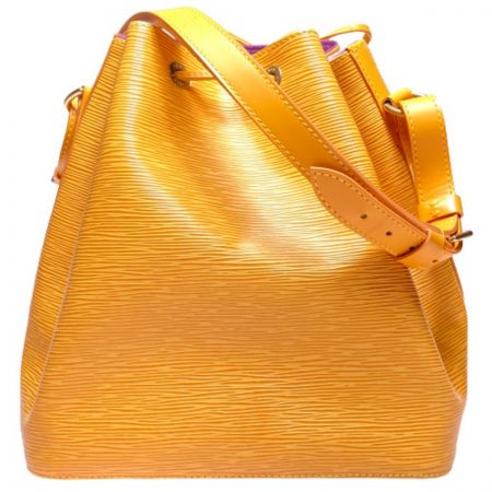  LOUIS VUITTON ルイヴィトン エピ プチノエ M44109 イエロー ショルダーバッグ ハンドバッグ 巾着型