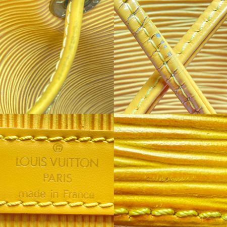  LOUIS VUITTON ルイヴィトン エピ プチノエ M44109 イエロー ショルダーバッグ ハンドバッグ 巾着型