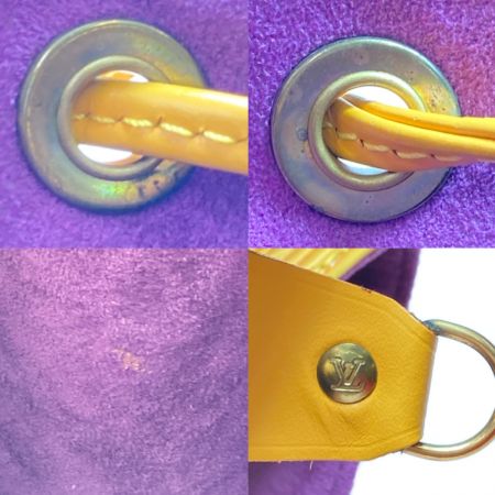  LOUIS VUITTON ルイヴィトン エピ プチノエ M44109 イエロー ショルダーバッグ ハンドバッグ 巾着型