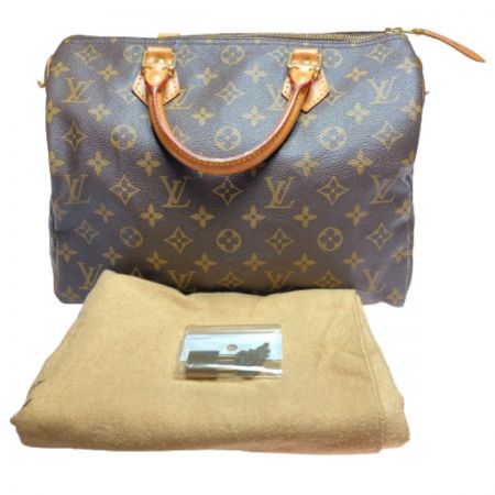  LOUIS VUITTON ルイヴィトン モノグラム スピーディ30 M41526 ブラウン ハンドバッグ