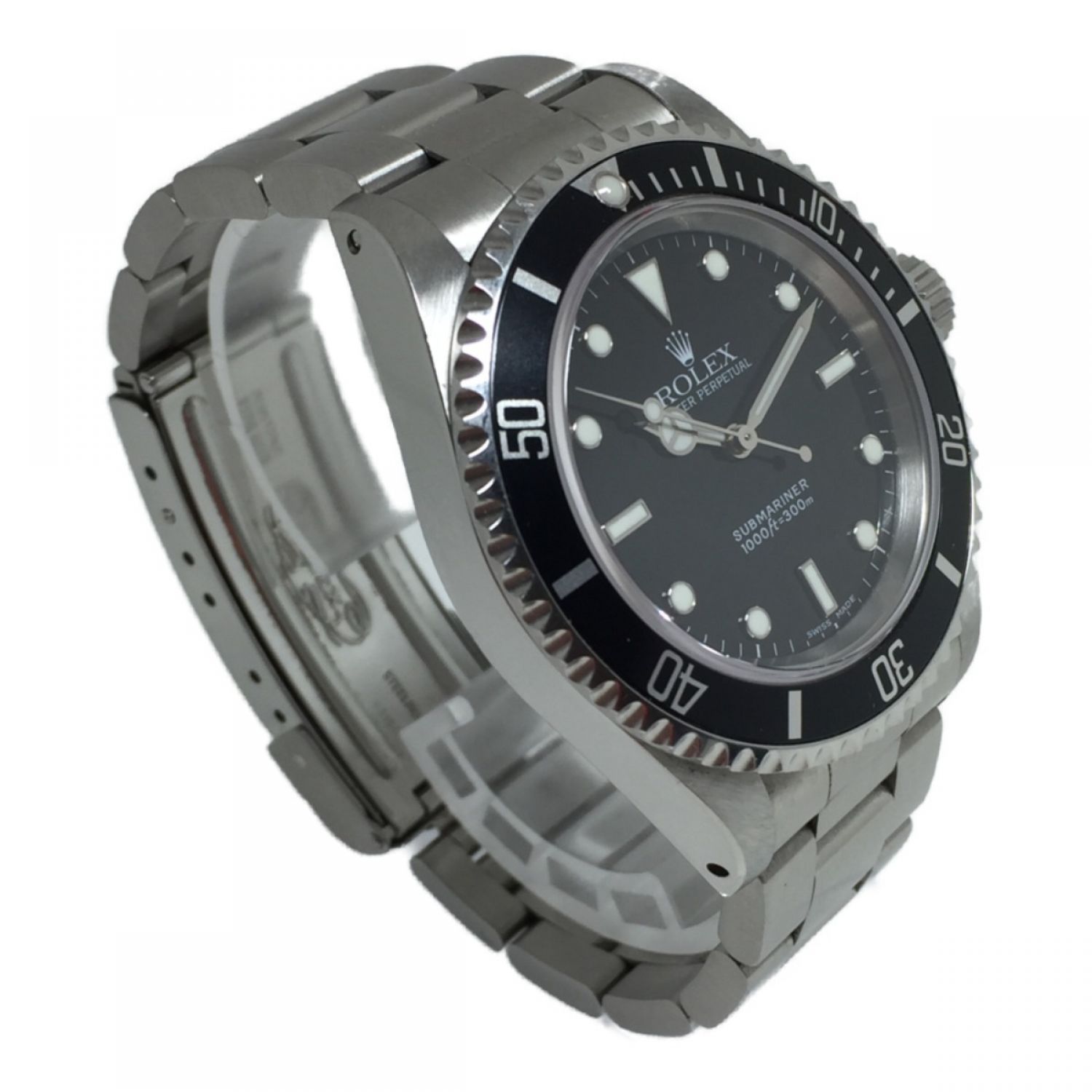 ロレックス ROLEX 14060M F番(2004年頃製造) ブラック メンズ 腕時計