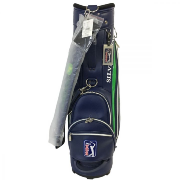 ダイヤ US PGA TOUR キャディバッグ 9型 3.6kg 5分割 ネイビー ネイビー｜中古｜なんでもリサイクルビッグバン