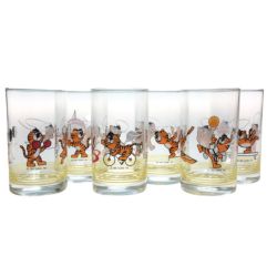 ◎◎  ソウルオリンピック グラス 全6種 1983年  当時物 Cランク