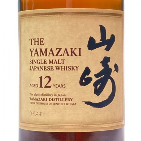 【北海道内限定発送】 YAMAZAKI 山崎/サントリー シングルモルトウイスキー 山崎 12年 43％ 700ml 未開栓