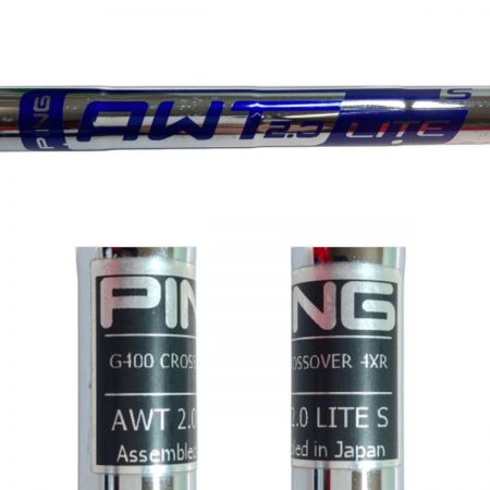  PING ピン G400 CROSSOVER 4XR 22° 4I 4番アイアン AWT 2.0 LITE S カバーなし