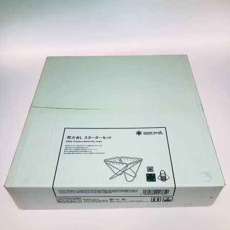  snowpeak スノーピーク 焚火台L スターターセット SET-112D