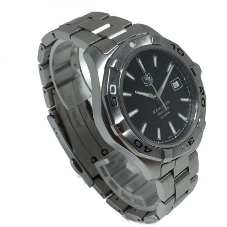  TAG HEUER タグホイヤー アクアレーサー 自動巻 キャリバー5 メンズ 腕時計 WAP2010 箱・取説・コマ付 文字盤ブラック