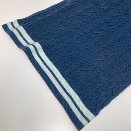  adidas アディダス ゴルフベスト レディース Ｍサイズ DW7708 ネイビー コットンニットベスト