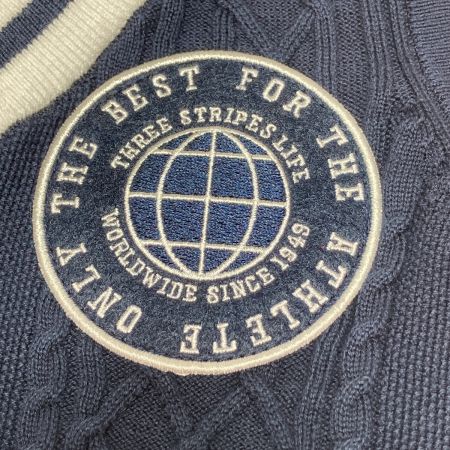  adidas アディダス ゴルフベスト レディース Ｍサイズ DW7708 ネイビー コットンニットベスト