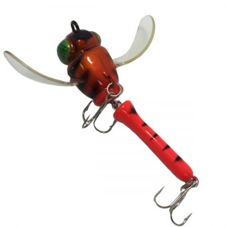 YO-ZURI ヨーヅリ トンボ ルアー 赤系 オールド 8cm 8g