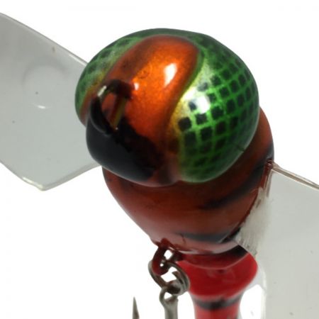  YO-ZURI ヨーヅリ トンボ ルアー 赤系 オールド 8cm 8g