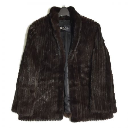  TOGU ミンク ハーフコート ダークブラウン ダークブラウン 毛皮