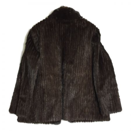  TOGU ミンク ハーフコート ダークブラウン ダークブラウン 毛皮