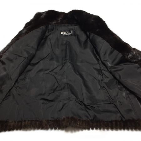  TOGU ミンク ハーフコート ダークブラウン ダークブラウン 毛皮